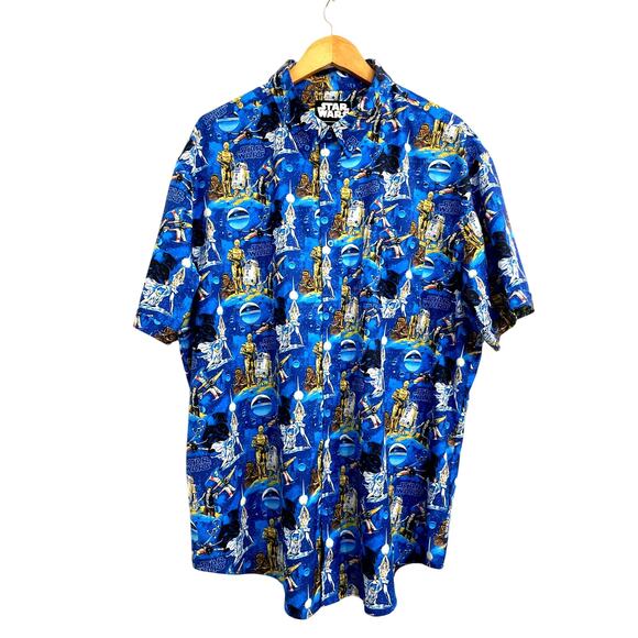 NWOT RSVLTS Limited Edition Star Wars New Hope Short Sleeve Shirt 2XL - Picture 3 of 10